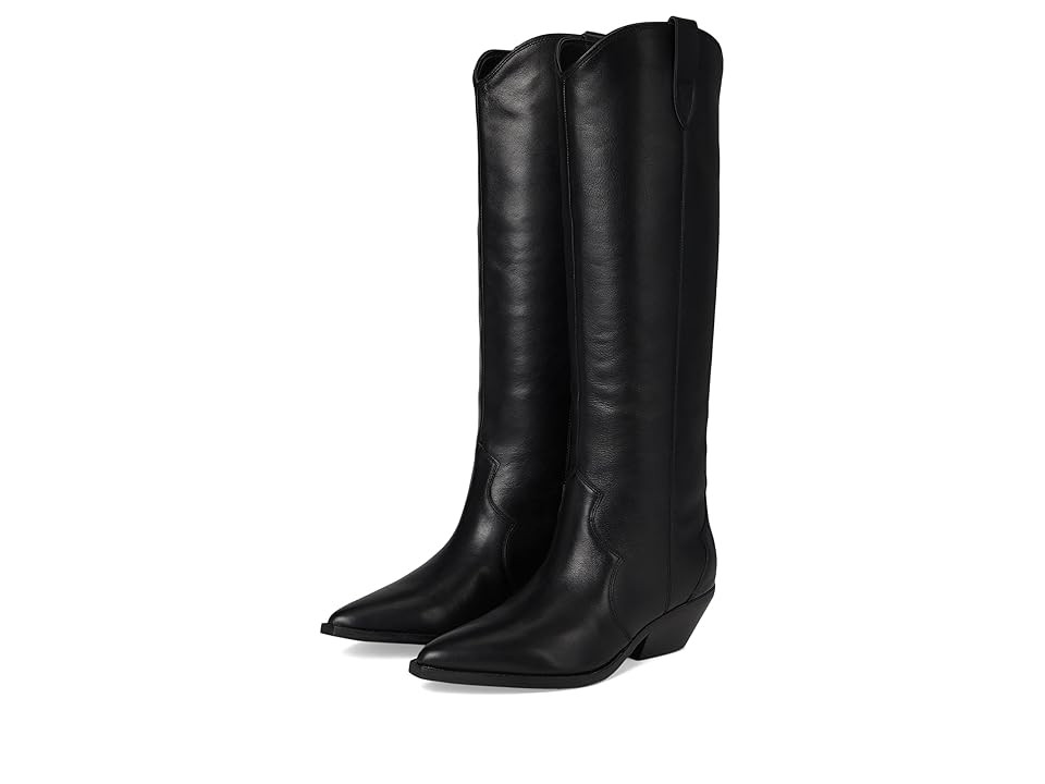 Marc Fisher LTD Ander Women's Boots Black Leather : 9 M | Zappos