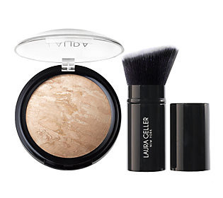 Laura Geller Balance-n-Glow Foundation w/Kabuki Brush | QVC