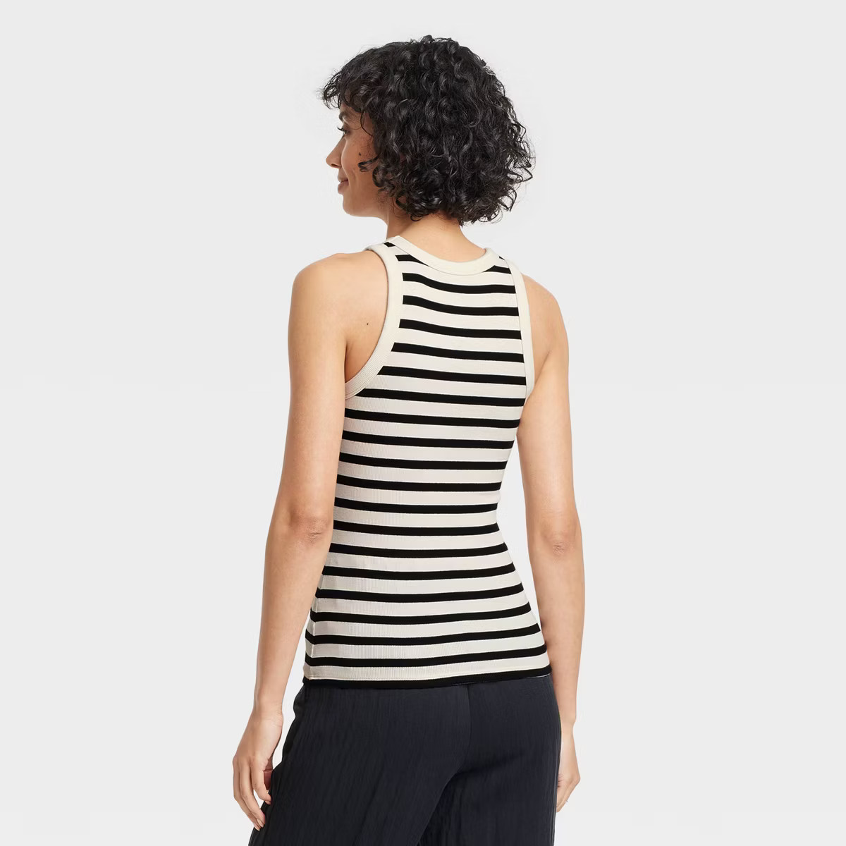Women's Slim Fit Ribbed Tank Top - A New Day™ | Target
