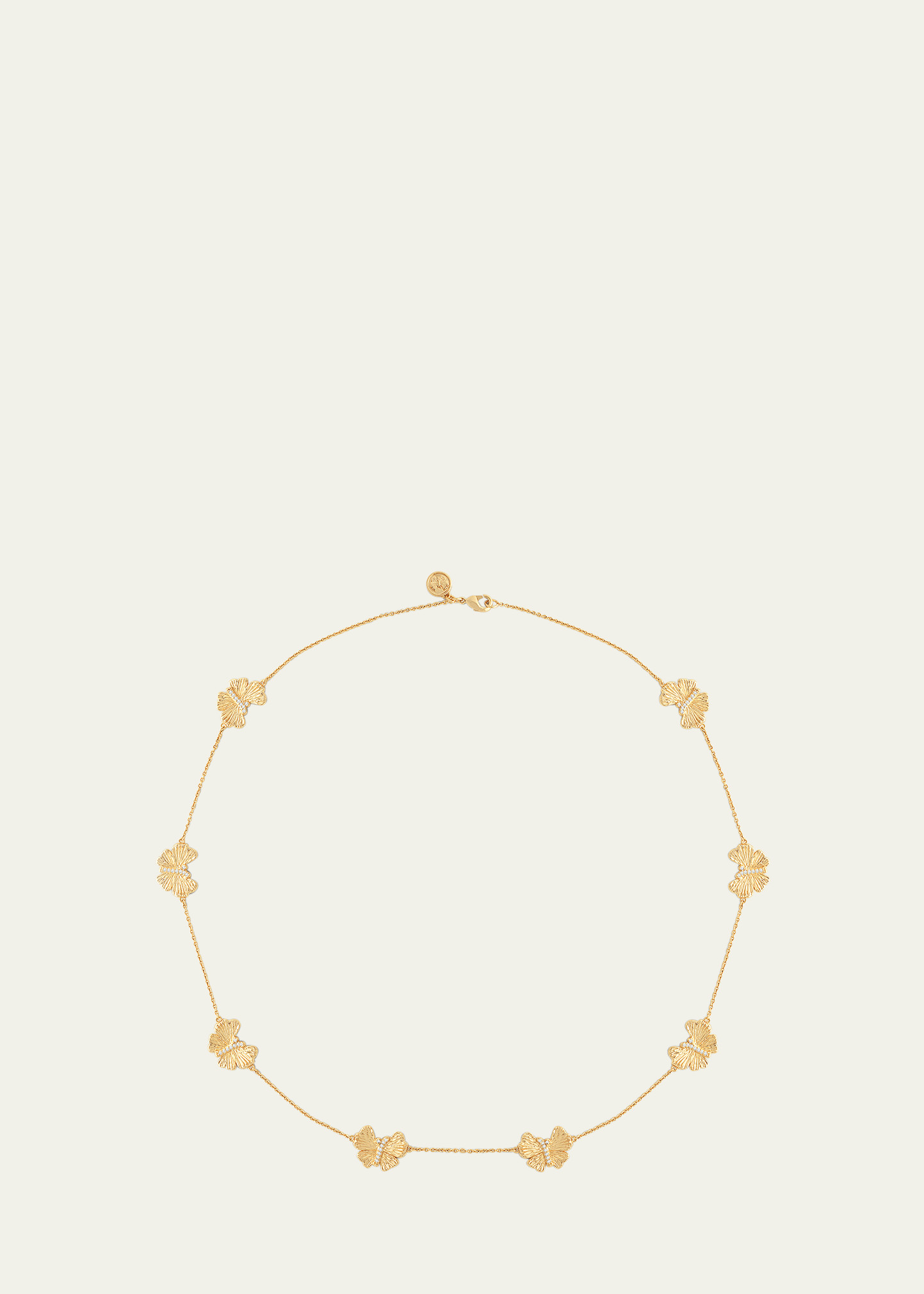 Anabel Aram Jewelry Cubic Zirconia Butterfly Station Necklace | Bergdorf Goodman