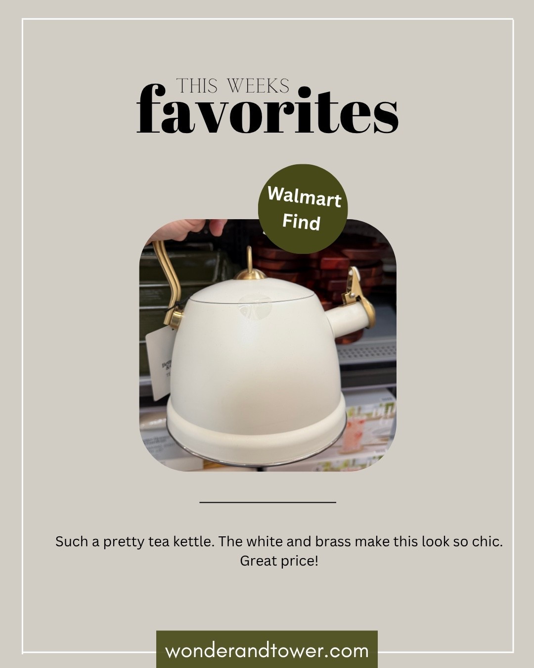 Great quality tea kettle from Walmart!

#LTKfoodie #LTKSeasonal #LTKHome