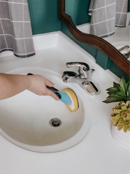 Love, keeping a scrub brush under my bathroom sink for quick cleaning

#LTKhome