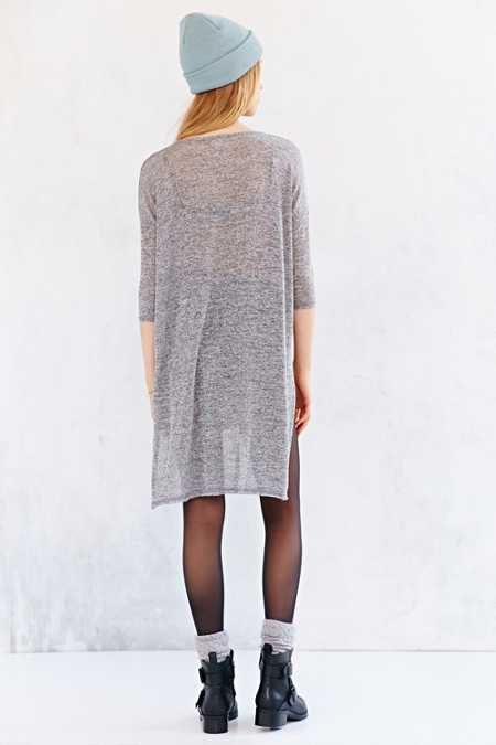 Silence   Noise Step-Hem Cardigan&nbsp;Sweater | Urban Outfitters US