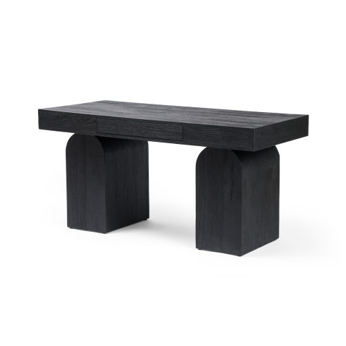 Four Hands Keane Desk Black Elm | Gracious Style