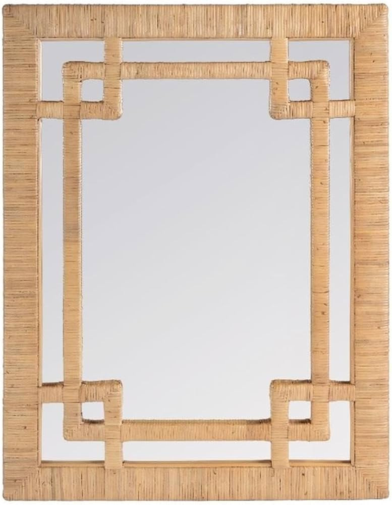 Butler Specialty Company Hana Woven Rattan Wall Mirror - Natural Rattan | Amazon (US)