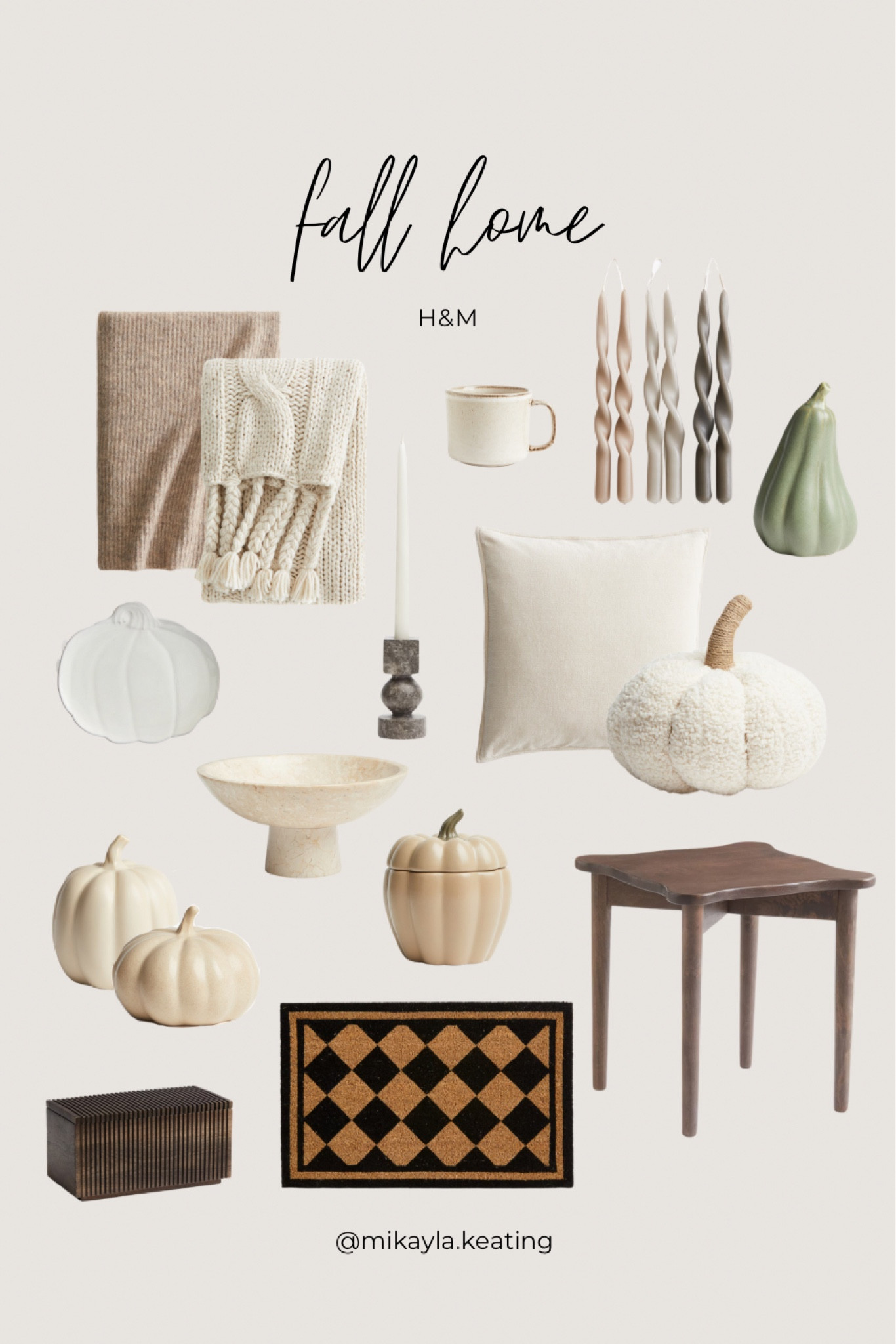 H&M Fall Home

Pumpkin, door mat, fall decor, bowl, throw blanket, candle, box, decor

#LTKSeasonal #LTKHome #LTKFindsUnder100