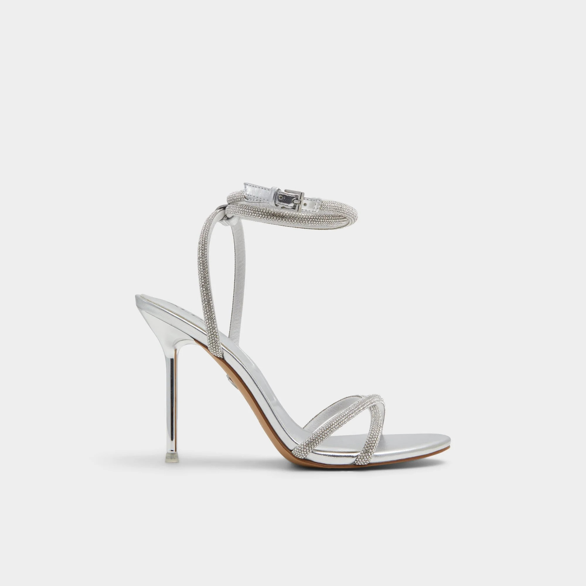 Manaelden Silver Women's Heeled sandals | Aldo Shoes (US)