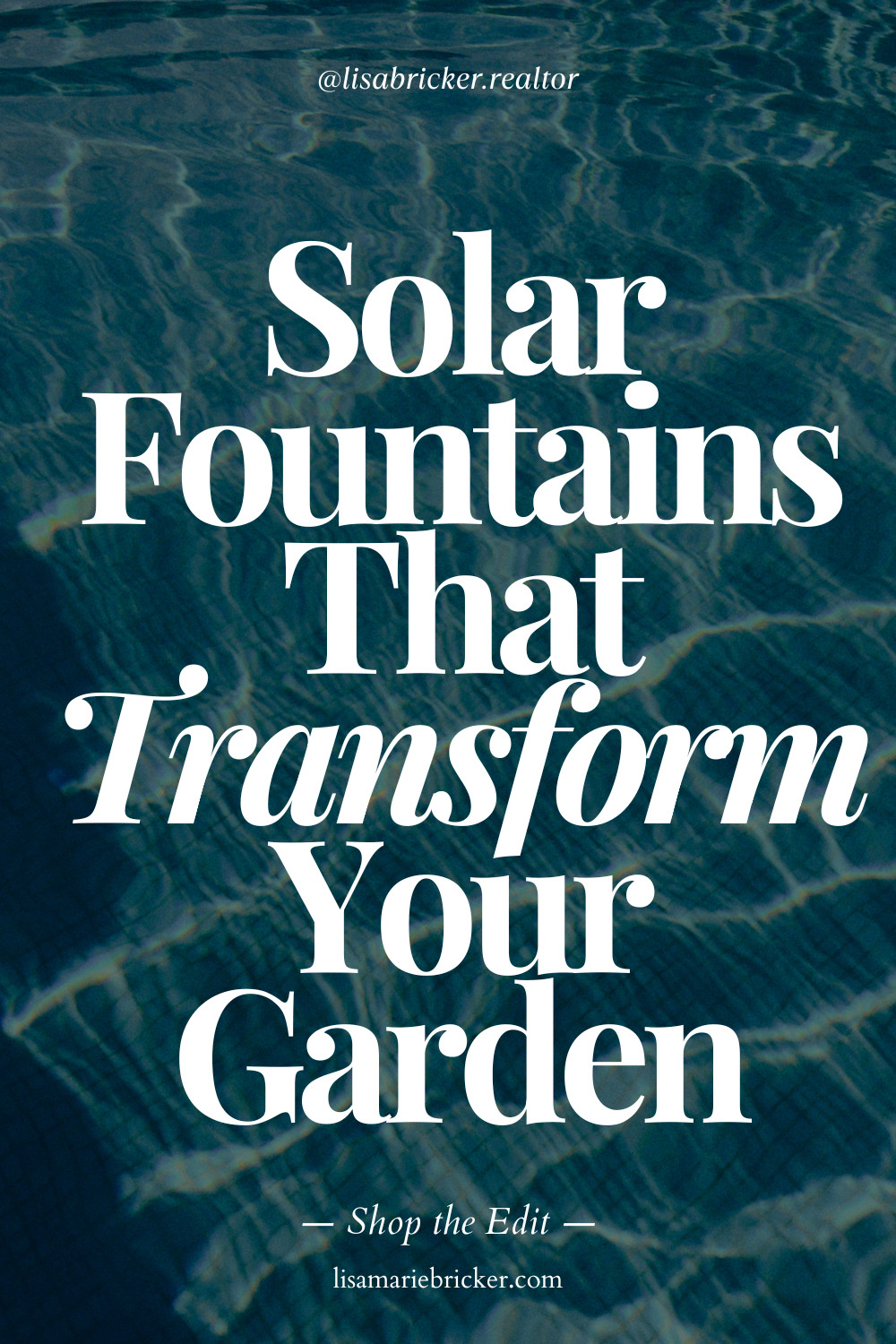 Add relaxing sounds and movement to your garden with these Amazon solar fountains. Easy to install, energy-efficient, and perfect for bird baths, ponds, and backyard water features. 

 #LTKSeasonal #LTKHome