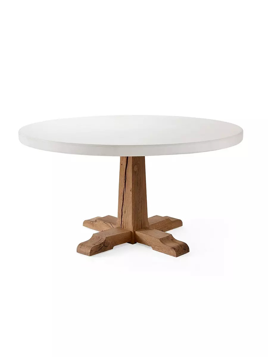 Bolinas Round Dining Table | Serena and Lily