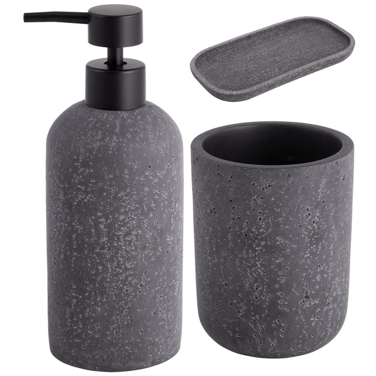 Better Homes & Gardens Faux Stone Bath Accessories Set | Walmart (US)