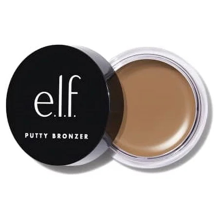 e.l.f. Putty Bronzer Creamy & Highly Pigmented Formula Creates a Long-Lasting Bronzed Glow Infused with Argan Oil & Vitamin E Tan Lines 0.35 Oz | Walmart (US)