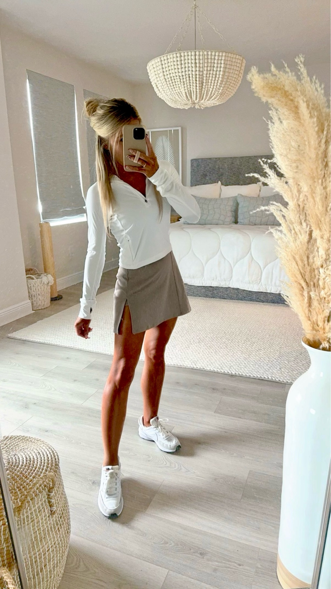what shoes to wear with long brown dress Cheyney One Shoulder Tennis Active Dress in White L