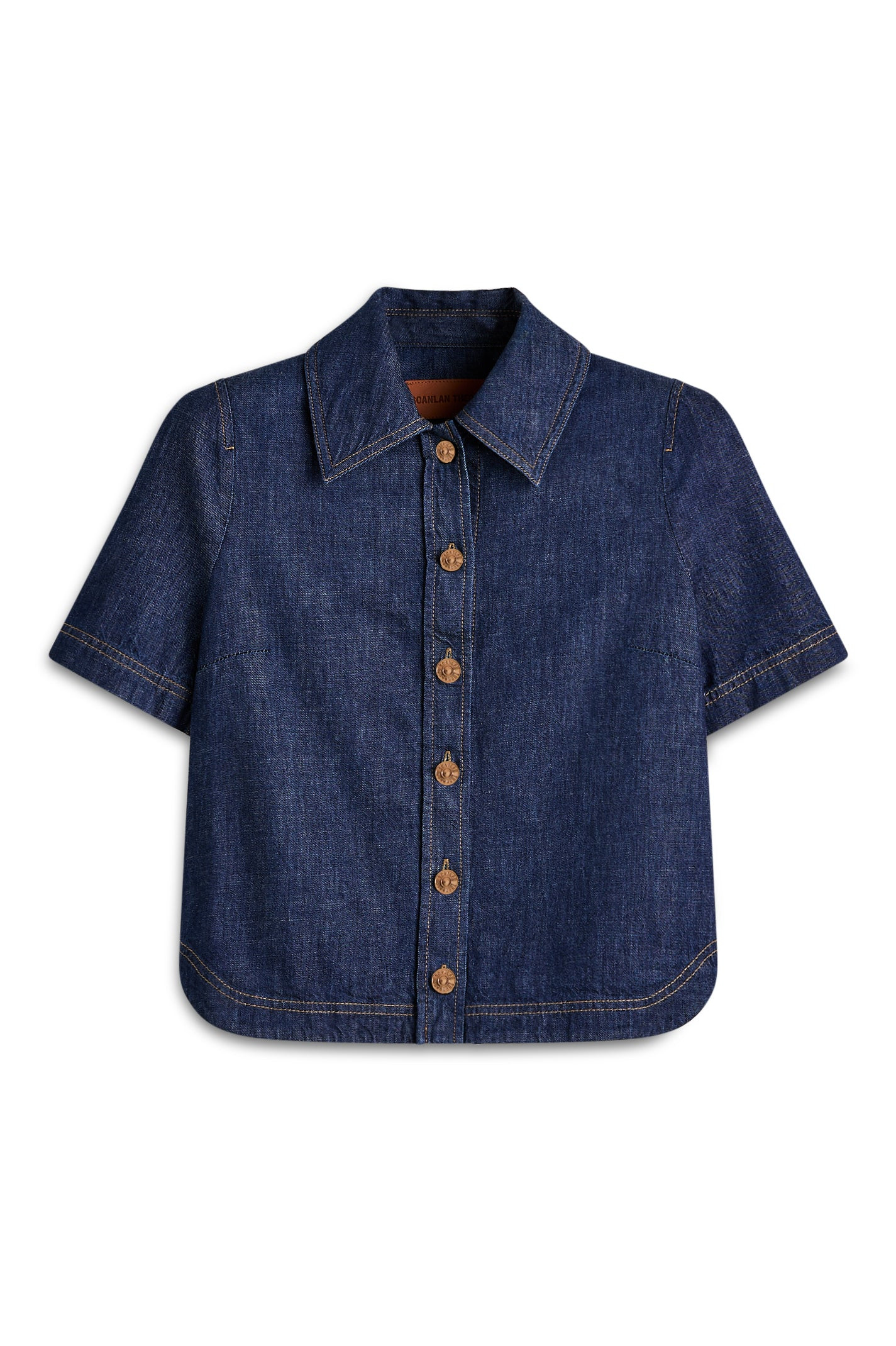DENIM SHORT SLEEVE SHIRT | Scanlan Theodore AU
