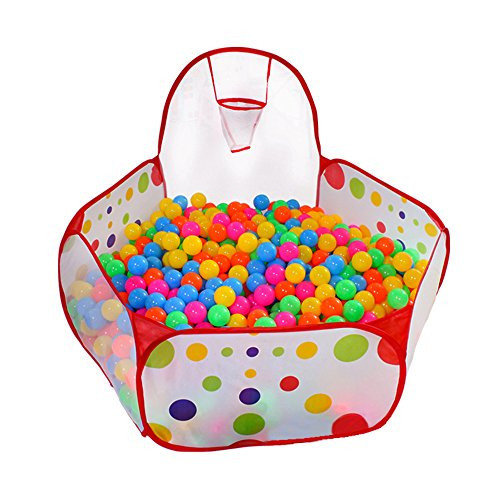 Kuuqa Ball Pit Play Tent with Basketball Hoop for Kids Toddlers Outdoor Indoor Play 4 Ft/120CM (Balls Not Included) | Amazon (US)