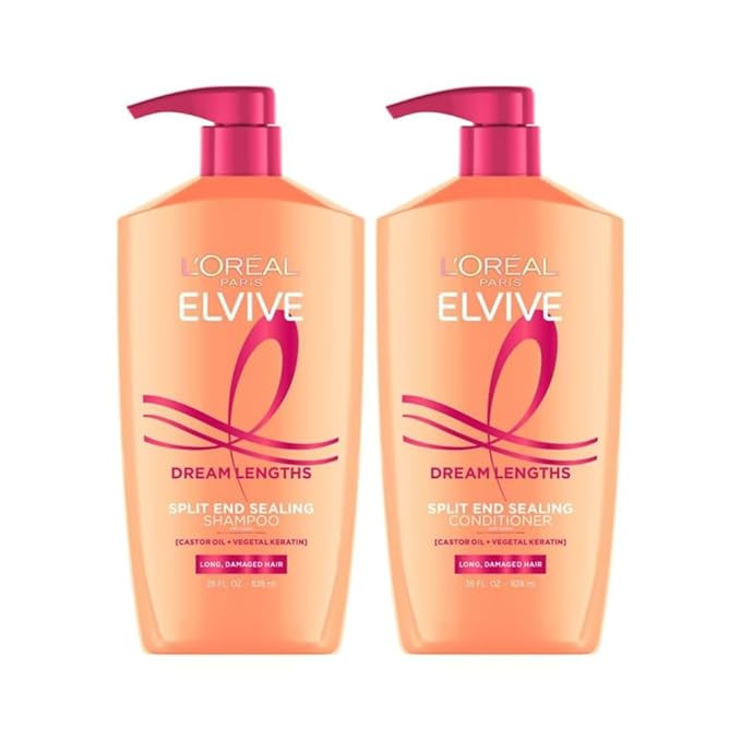 L'Oreal Paris Elvive Dream Lengths Shampoo and Conditioner Kit, Paraben Free, 1 kit | Amazon (US)