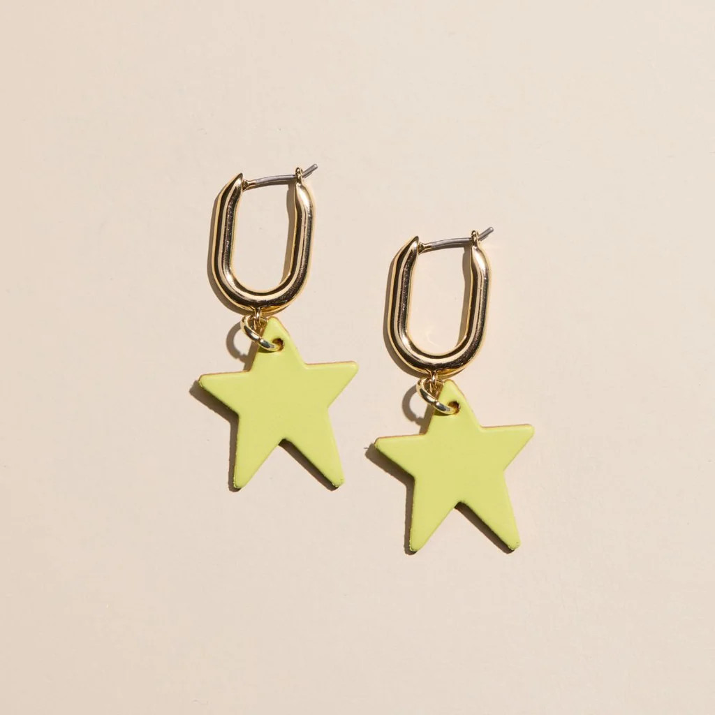 Chartreuse Tate | Nickel and Suede