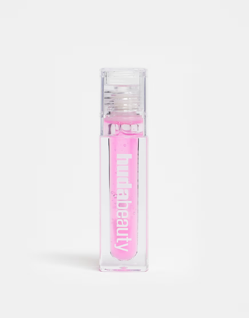 Huda Beauty Faux Filler Jelly Oil - Juicy Goji-Pink | ASOS (Global)
