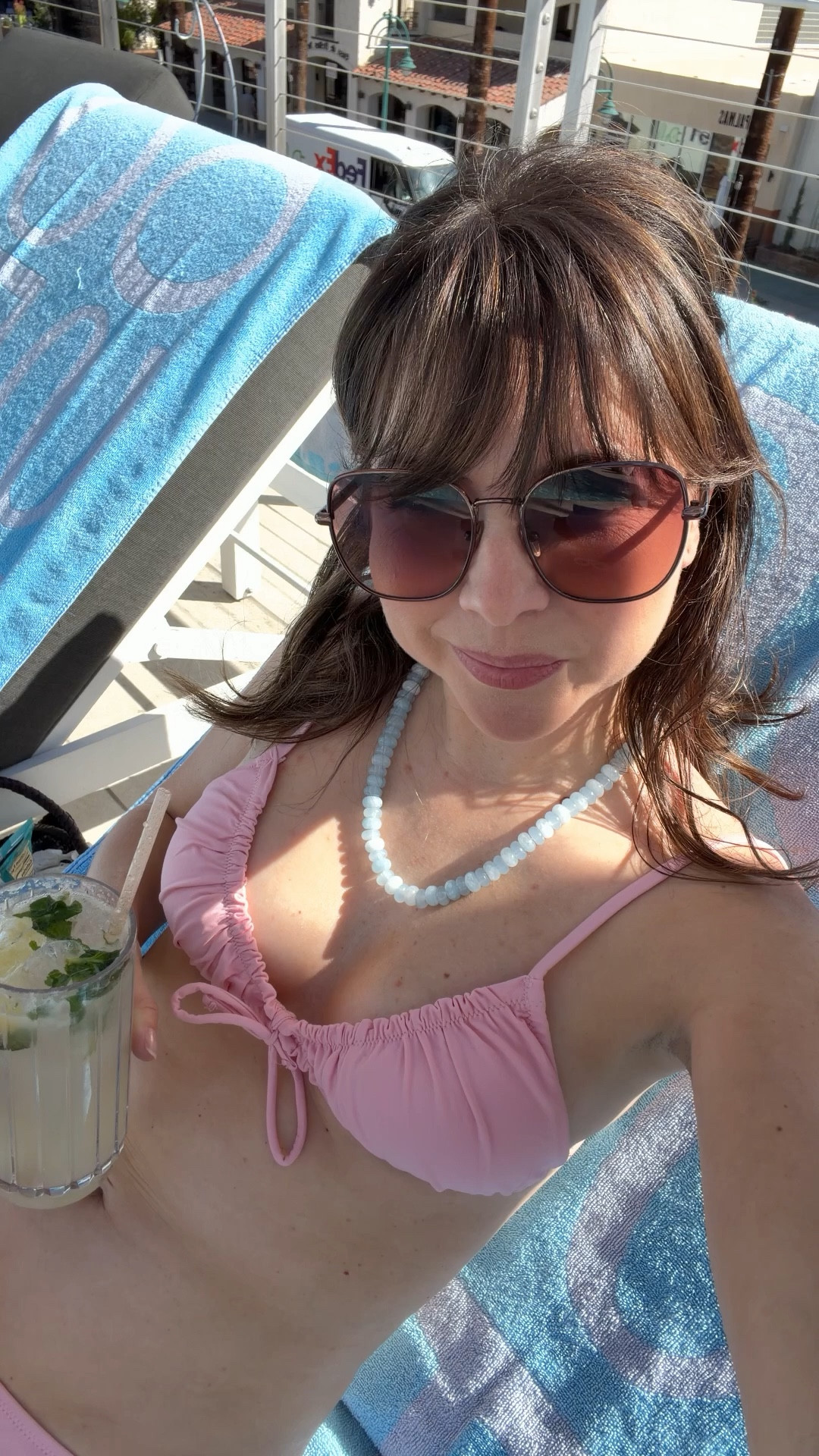 A lace mini dress that actually works for petites (I’m 5’2). Styled with simple black sandals and a woven tote for an easy polished outfit.

Xs cover up 
Bikini XS 


#LTKSwim #LTKPetite