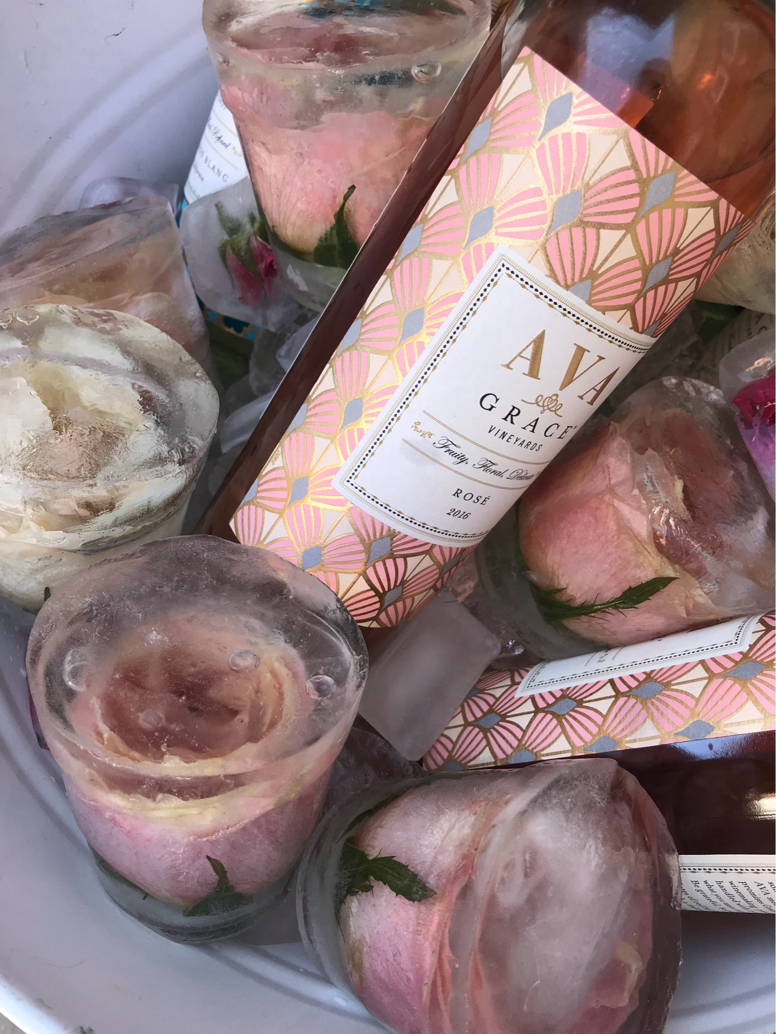 Materials to made rose ice cubes for a rosé ice buckett

#LTKHome #LTKWedding #LTKParties