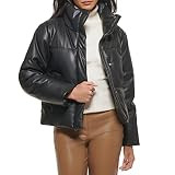 Levi's Women's Vegan Leather Quilted Shorty Puffer | Amazon (US)
