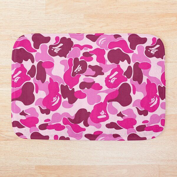 Pink Camo  Bath Mat | Redbubble (US)