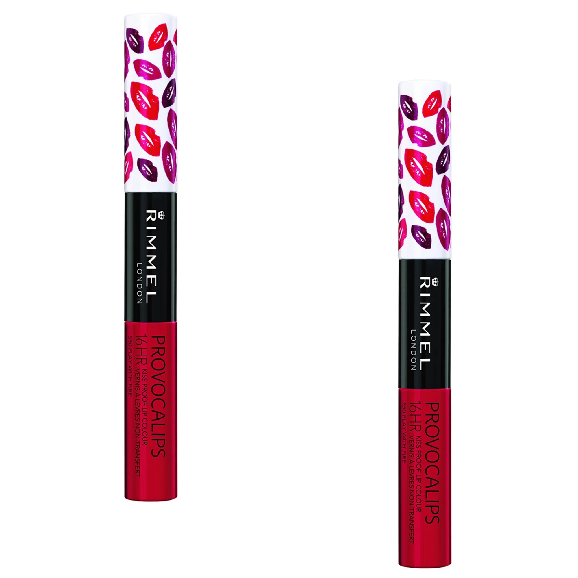 (2 Pack) Rimmel Provocalips 16hr Kissproof Lipstick, Play with Fire, 0.14 Fluid Ounce - Walmart.c... | Walmart (US)