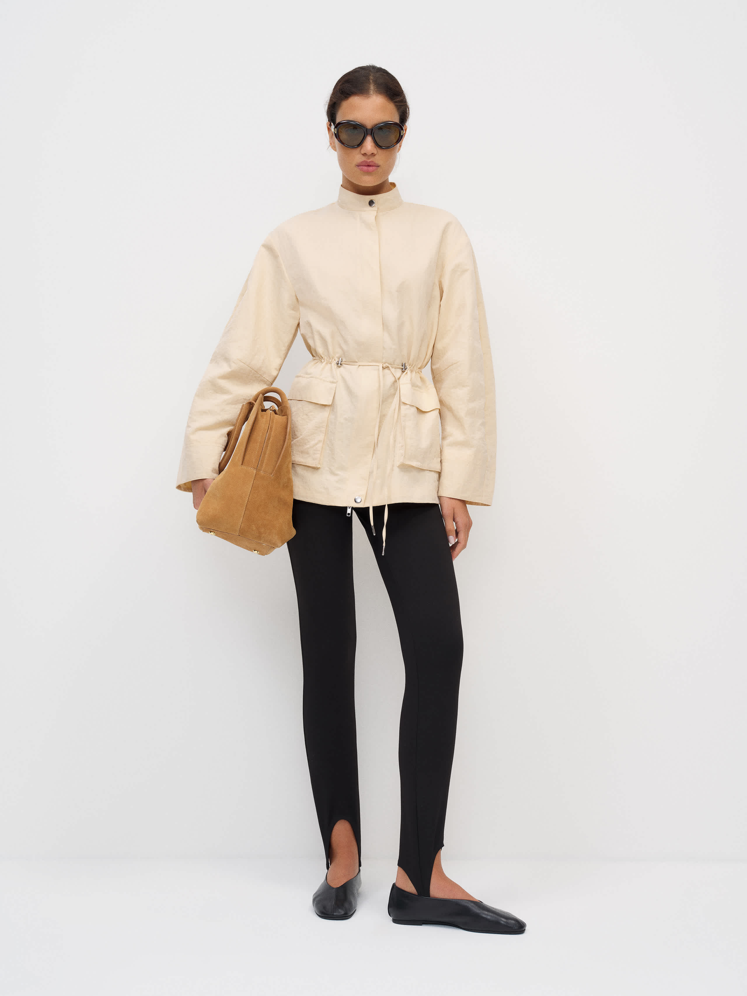 Reformation Callista Jacket Ivory XS | Reformation (Global)