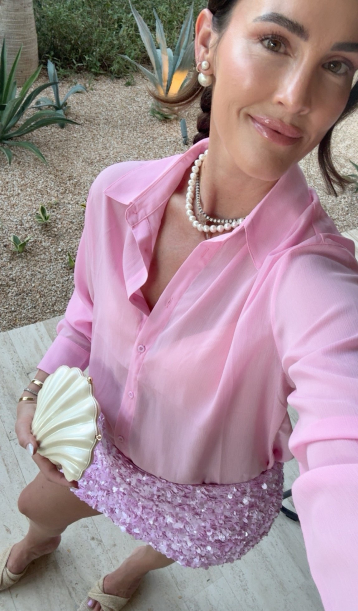 All pink date night outfit 💕 wearing smalls

Spring break
Resort wear 
Vacation 

#LTKSeasonal #LTKootd