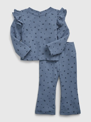 Baby Rib Two-Piece Outfit Set | Gap (US)