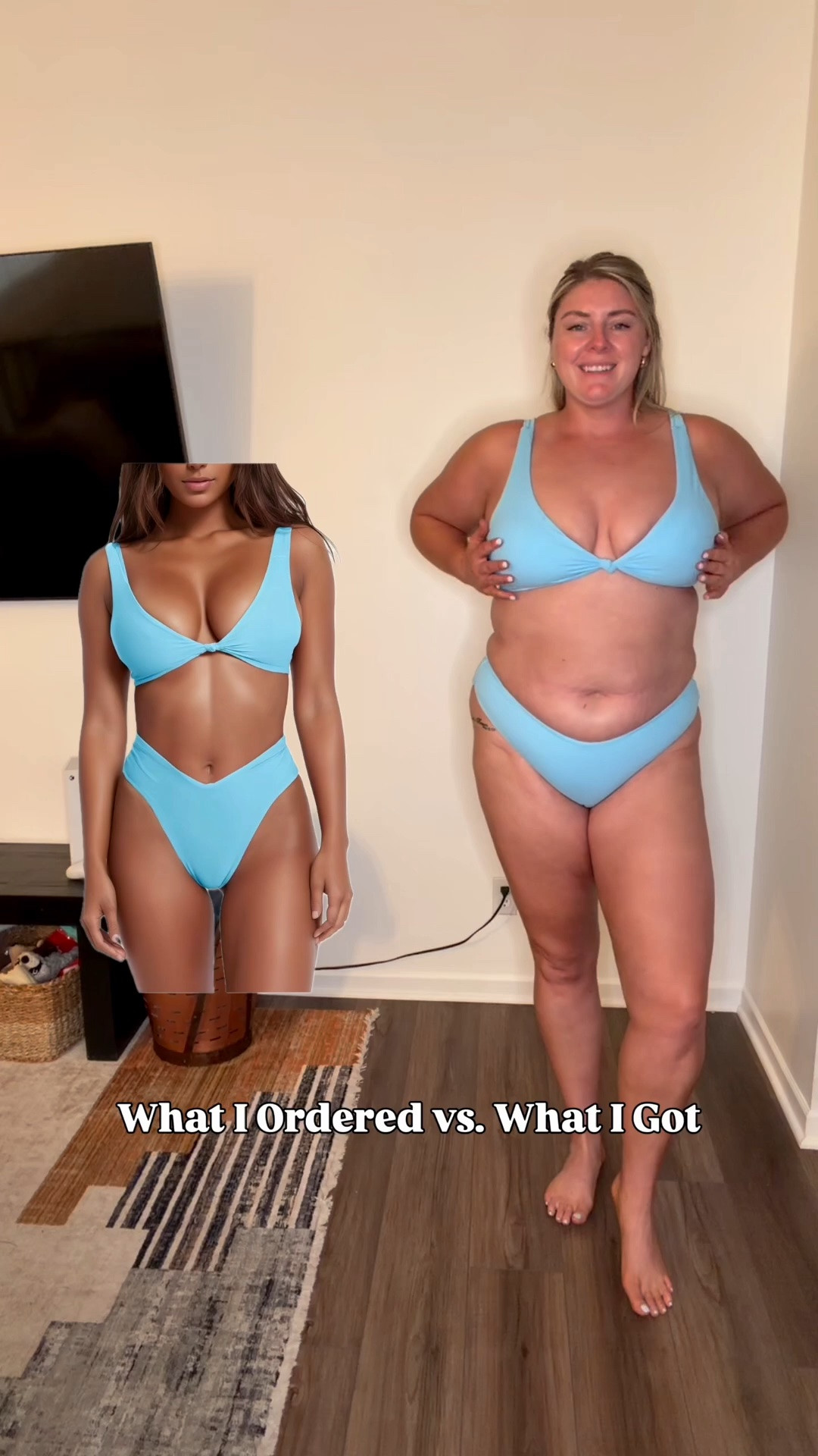 What I ordered vs. what I got bikini version! I’m in size XXL. This is one of my fave bikinis!

Please remember, this is not a “who wore it better” just a comparison of the same bikini on different body types! ❤️

Swimwear, bikini, plus size swim, mid size swim, affordable fashion, beach, vacation

#LTKMidsize #LTKPlusSize #LTKSwim