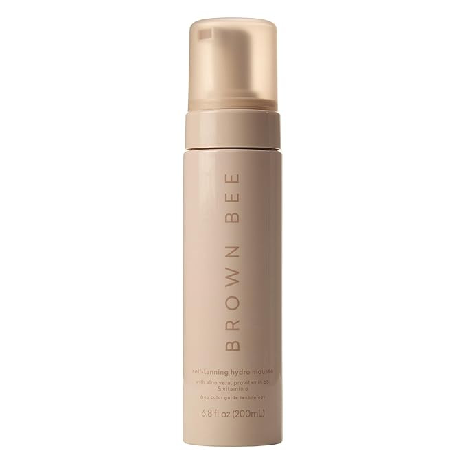 Brown Bee Hydro Self Tanning Mousse 200 ml – Clear Fast-Drying Self Tanner Mousse with Organic ... | Amazon (US)