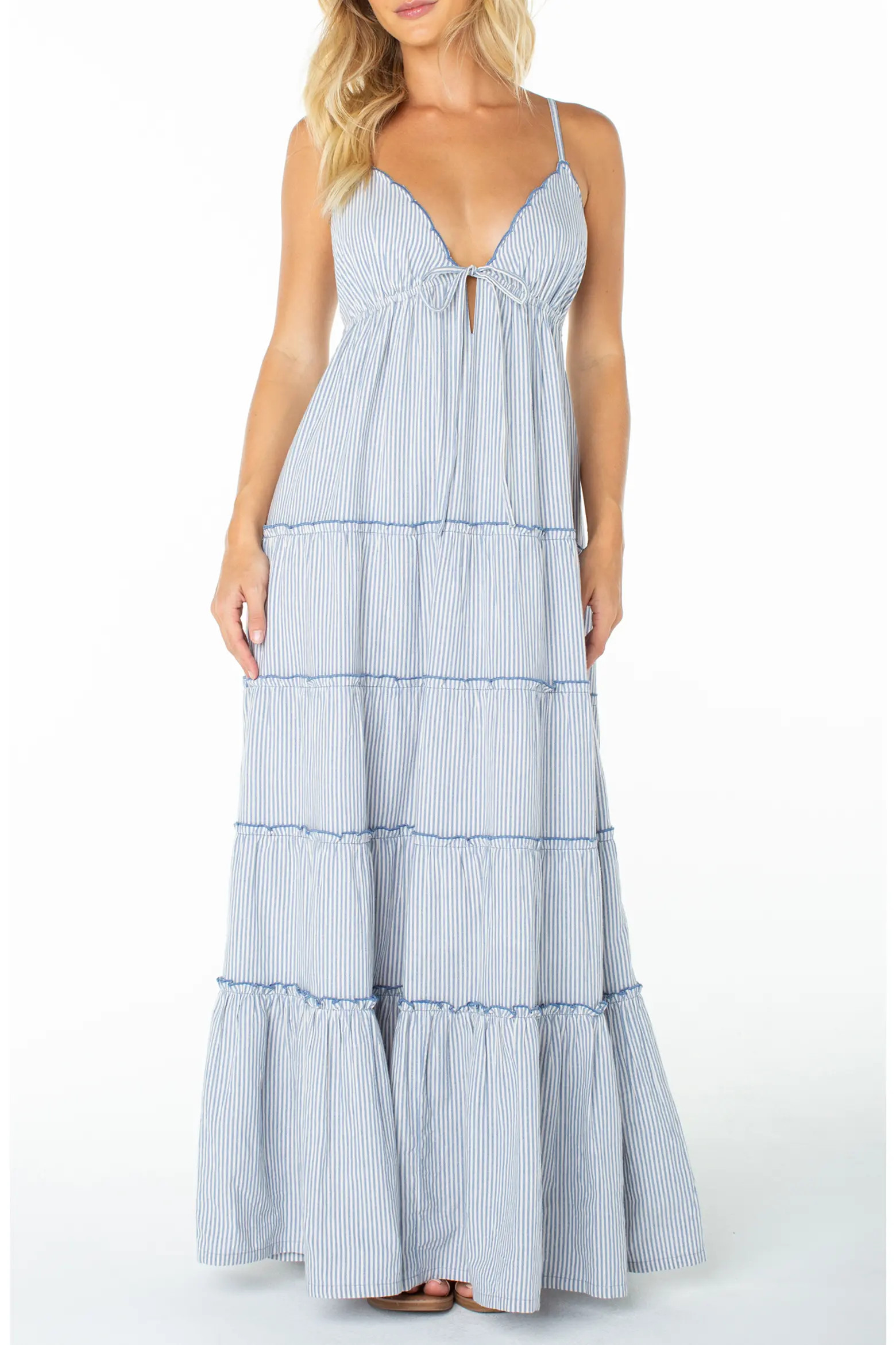 Starlight Striped Tiered Maxi Dress (Women) | Nordstrom | Nordstrom