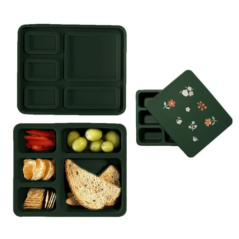 Austin Baby Co Bento Lunch Box for Toddler and Kids – Silicone Lunch Container with 5 Leak-Proo... | Walmart (US)