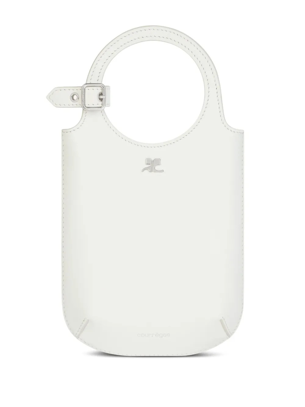 Courrèges Small Holy Tote Bag | White | FARFETCH BR | Farfetch (BR)