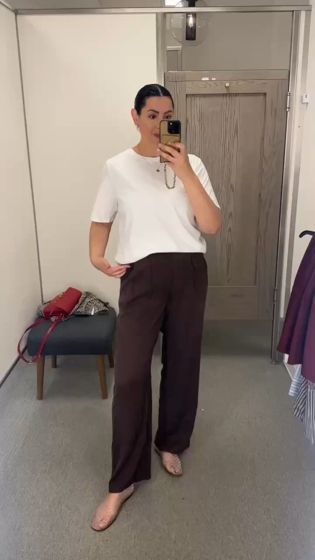 Love this tee but it’s selling fast!! I’m in the large.

Snag these Reformation pants! They fit amazing, perfect for fall. I’m in the 10.
