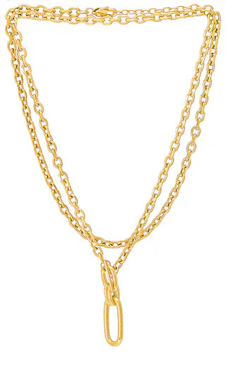 Carabiner Necklace in Gold | Revolve Clothing (Global)