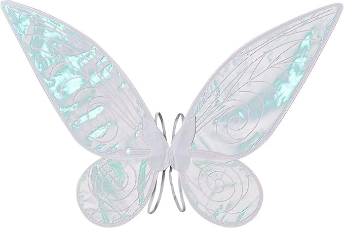 YOOJIA Kids Girls Sparkling Sheer Angel Wings with Elastic Shoulder Straps Fairy Halloween Cospla... | Amazon (US)