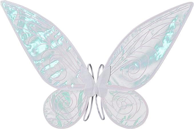 YOOJIA Kids Girls Sparkling Sheer Angel Wings with Elastic Shoulder Straps Fairy Halloween Cospla... | Amazon (US)