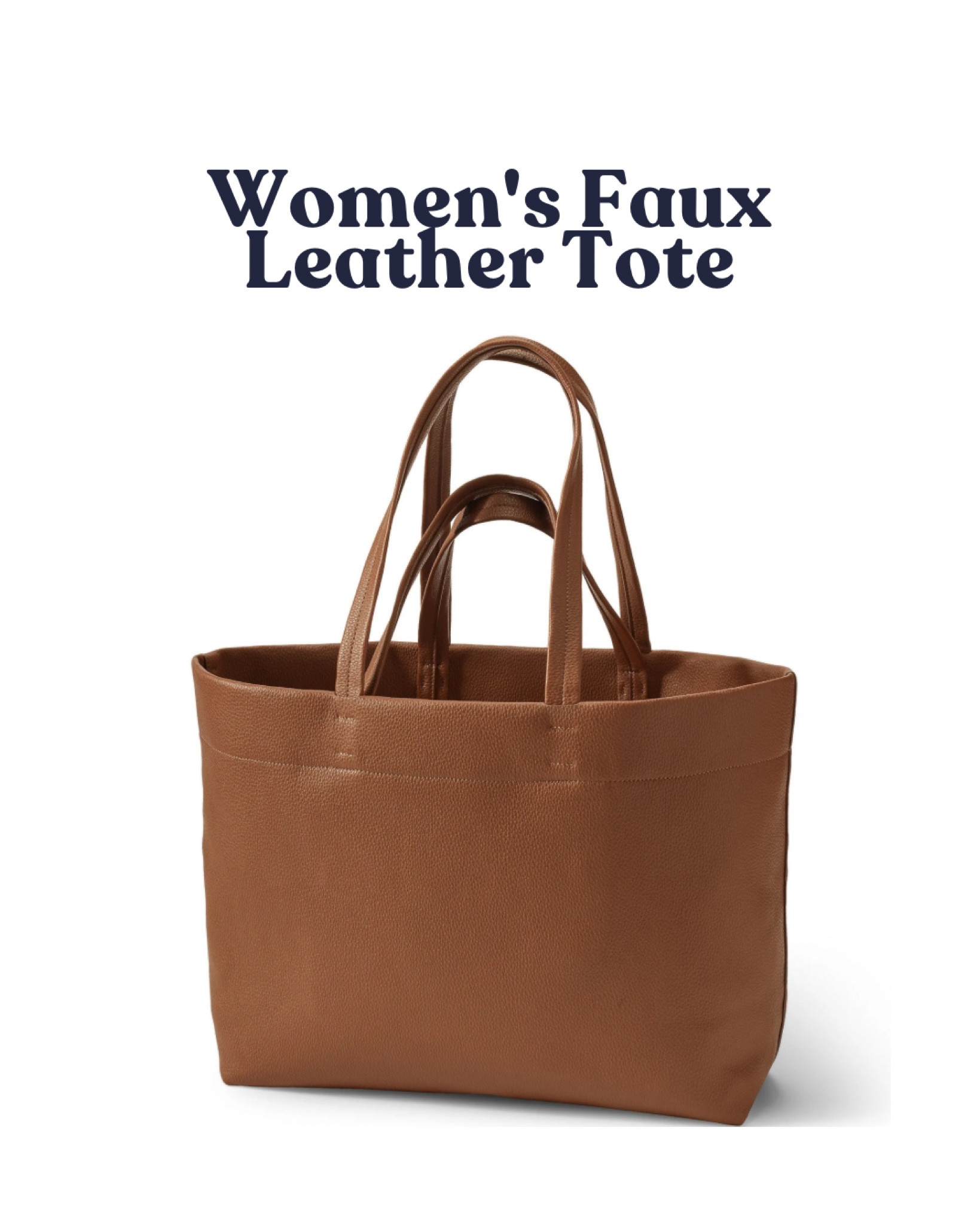 Looove this faux leather tote!! 

#LTKWorkwear #LTKStyleTip