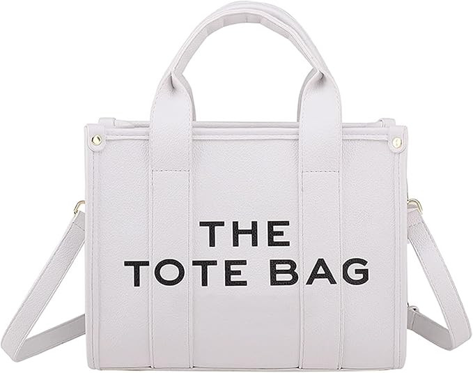 Dezesas The Tote Bag for Women, Canvas/Leather Tote Purse Crossbody Bags with Zipper Sturdy HandB... | Amazon (US)