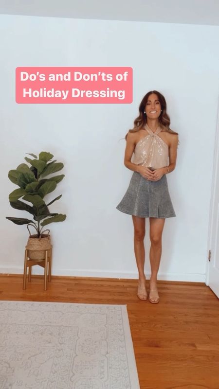 Do’s and Dont’s of Holiday Dressing | Holiday Dresses | Sequin Dresses | New Years Eve Dress | Christmas Dress 

#LTKHoliday #LTKSeasonal #LTKunder50