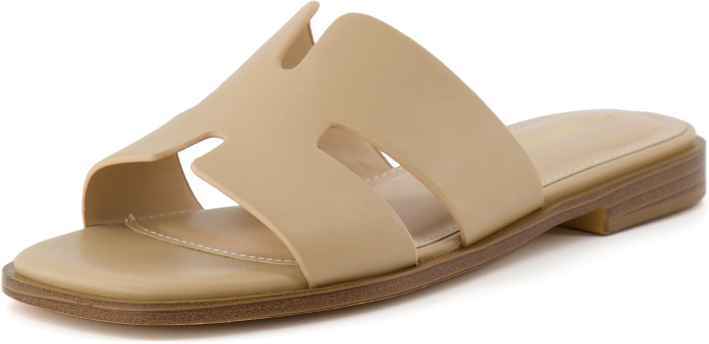 CUSHIONAIRE Women's Voyage slide sandal +Memory Foam, Wide Widths Available | Amazon (US)
