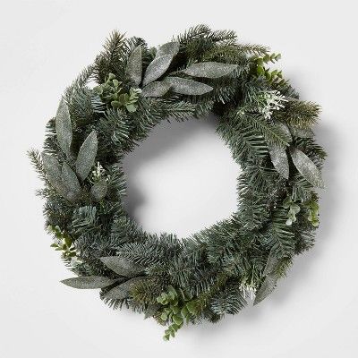 22in Mixed Pretty Eucalyptus Wreath - Wondershop™ | Target