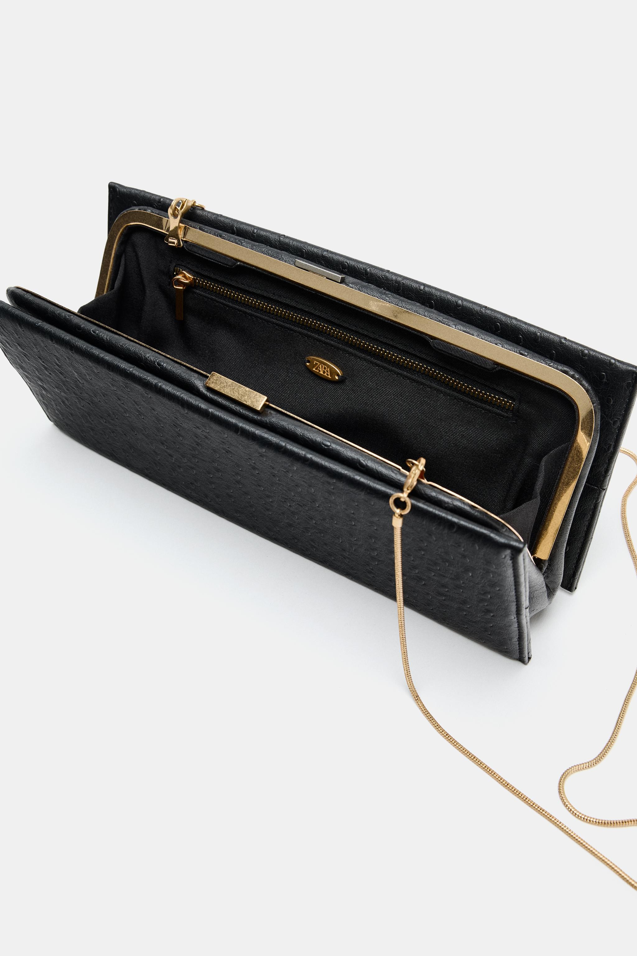 EMBOSSED LONG CLUTCH BAG | Zara UK