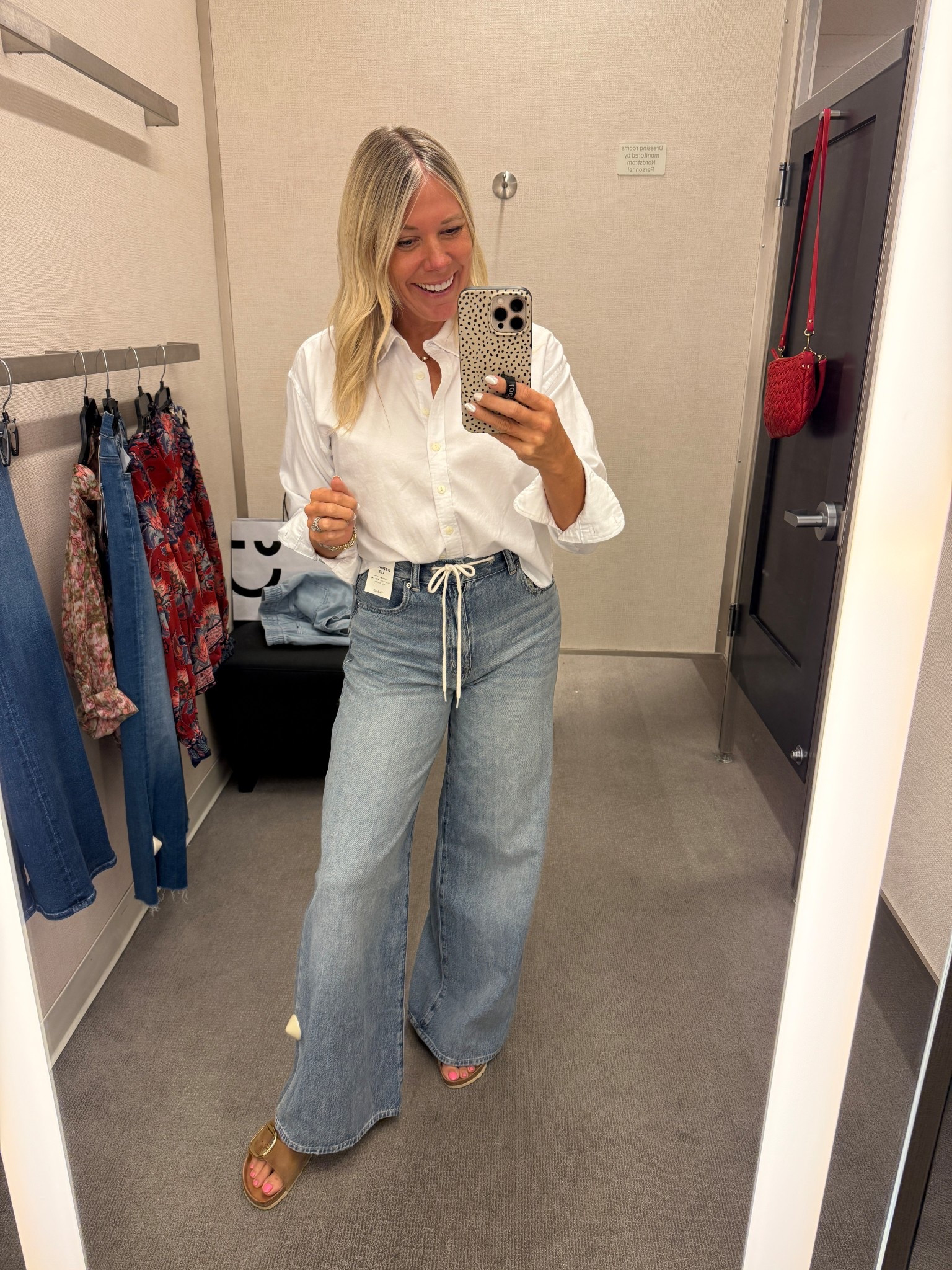 Size 25 ultra wide leg jeans and linked a similar white shirt Nordstrom sale 

#LTKStyleTip #LTKSeasonal #LTKOver40
