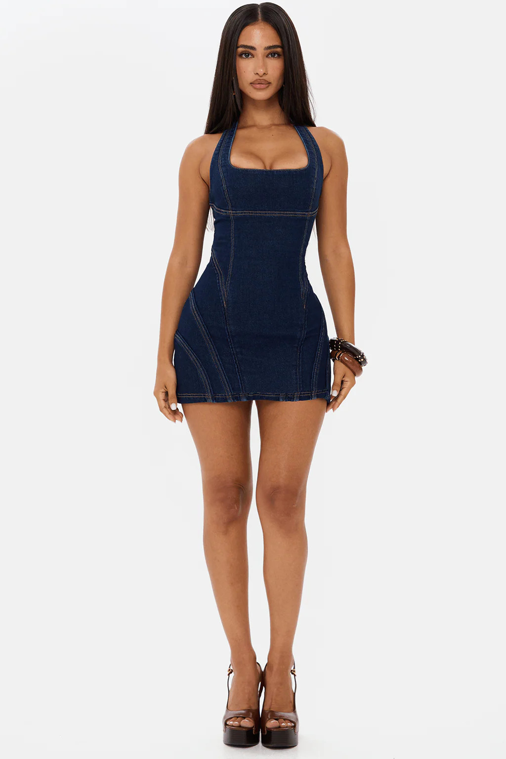 Curve Corset Denim Mini Dress \u2013 Denim Mini Dress | MURCI | Murci