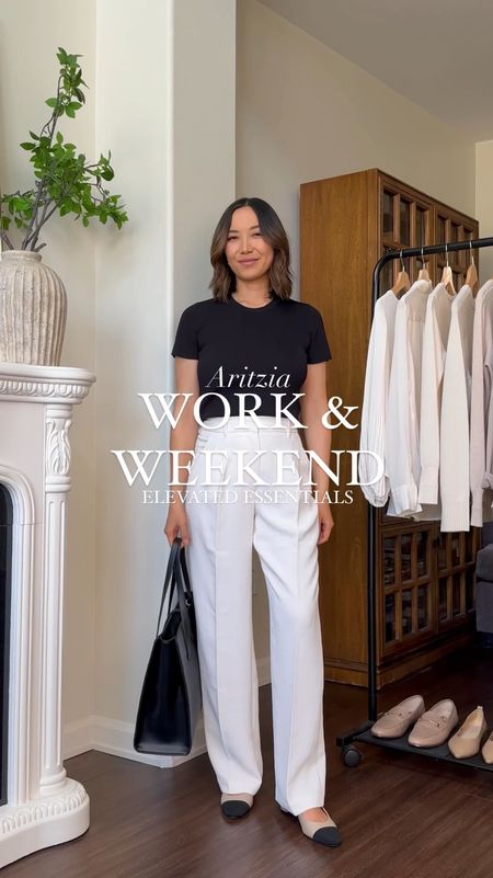 Aritzia work & weekend elevated staple finds — aritzia’s summer sale is going on now with up to 50% off everything! 

Xs for black top (runs big) 
Tube top (size 4) 
Pants 25 regular 
Dress small 

#LTKWorkwear #LTKSeasonal #LTKSaleAlert