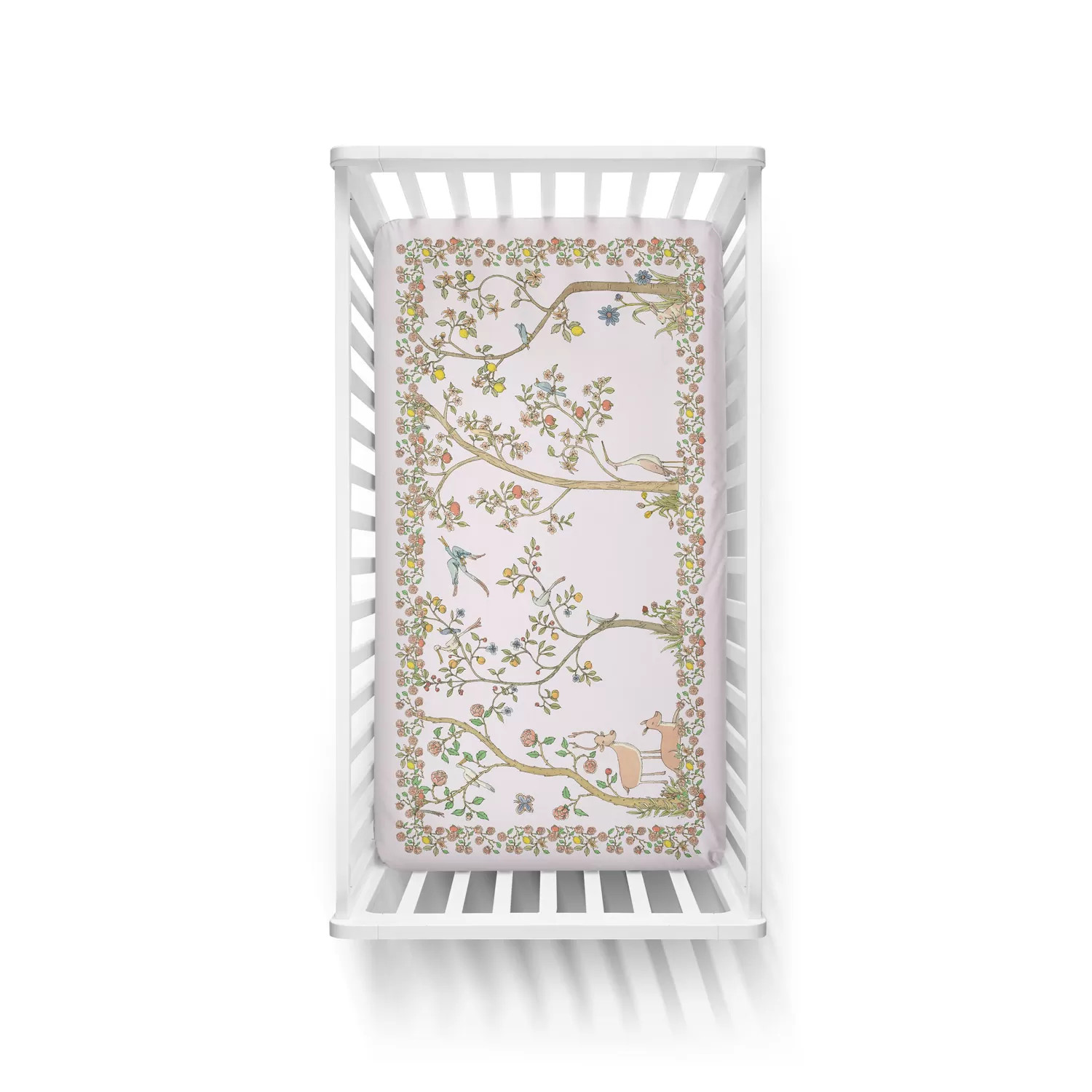 Fitted Sheet – In Bloom Pink | Atelier Choux