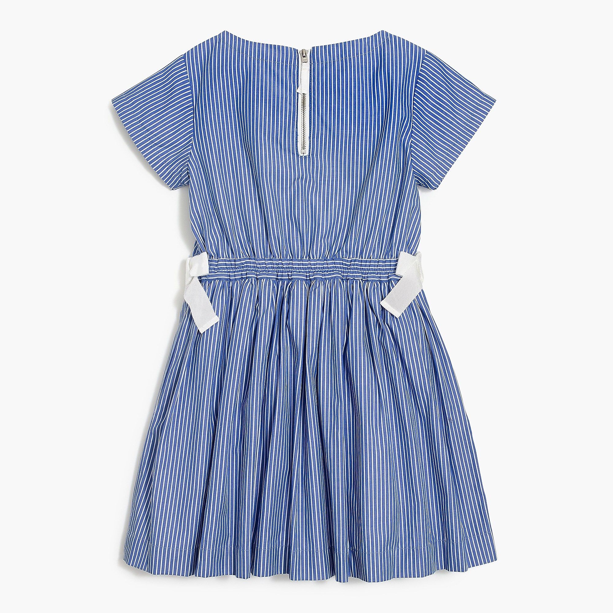Girls' short-sleeve stripe dress with tie waist | J.Crew Factory