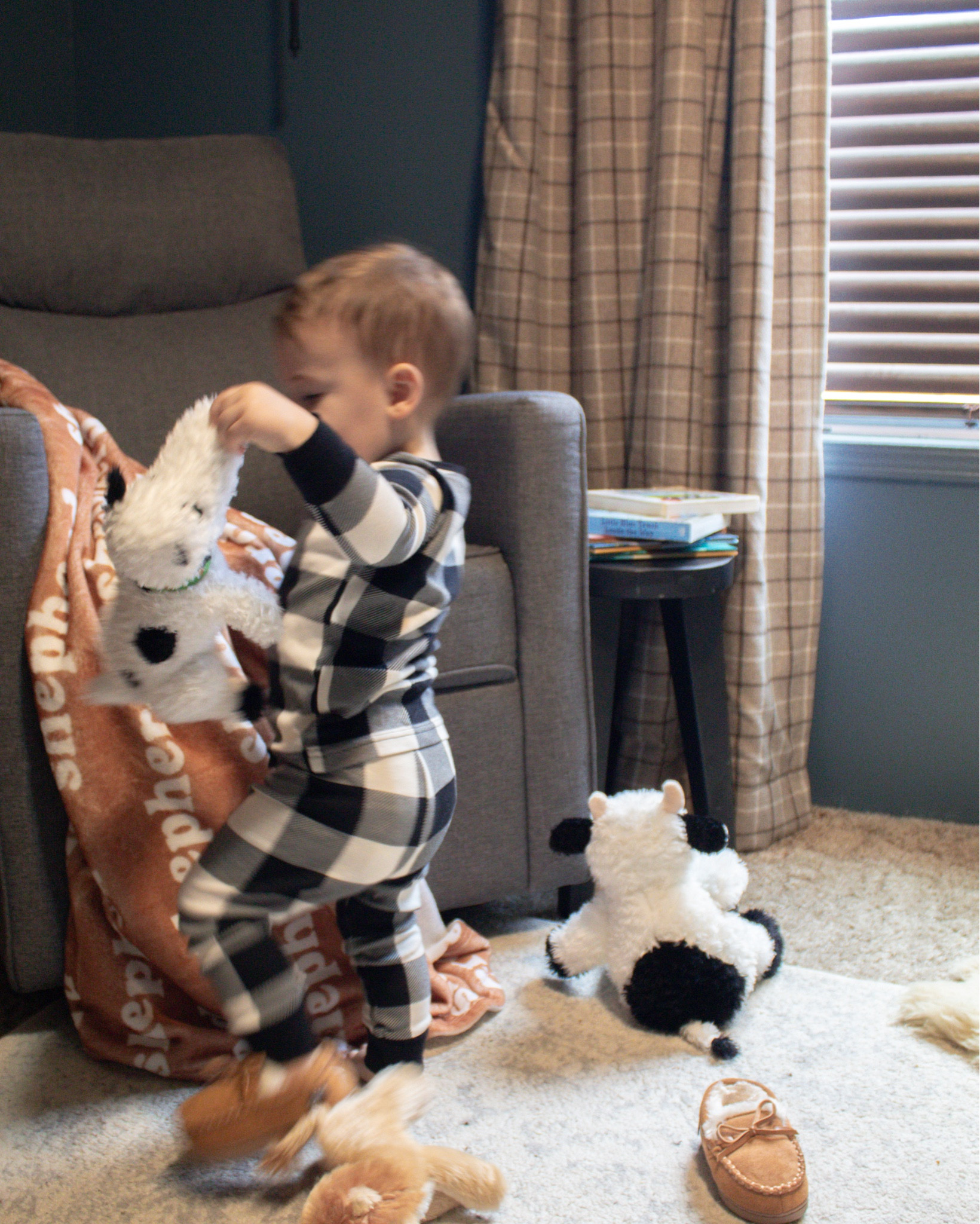 Christmas pjs are hitting stores! Make sure you grab your favorite prints and plaids before they sell out! 

The plaid curtains in Shepherd’s room are on sale for $30 a panel! 

Toddler pjs. Navy blue kids room. Nursery. Baby boy nursery. Moody boy nursery 

#LTKfamily #LTKhome #LTKkids